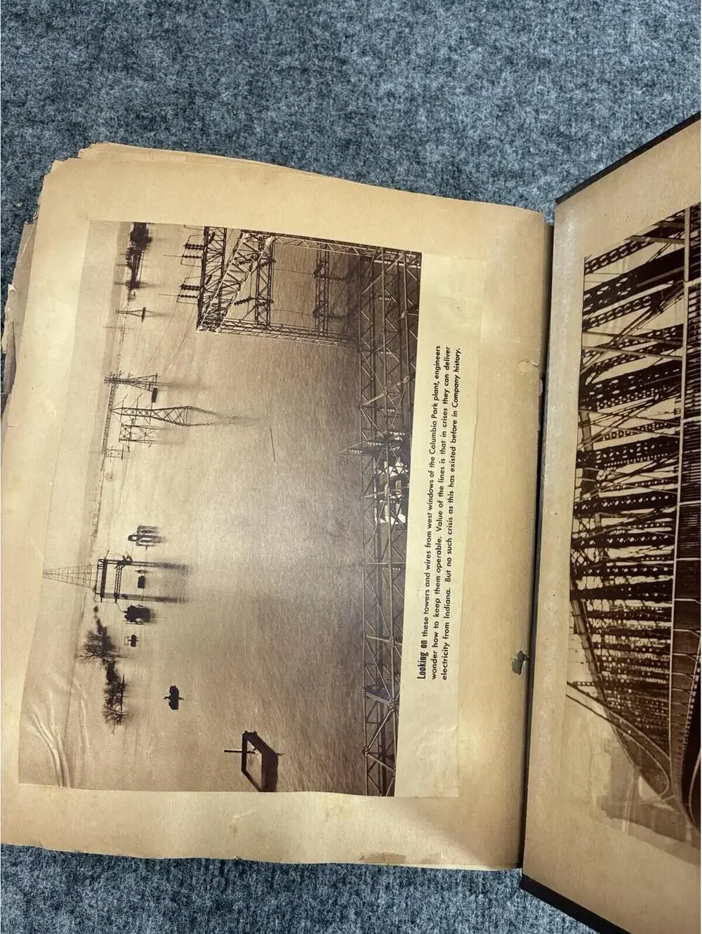 Huge 1937 Ohio River Flood Scrapbook 100pgs Photos Cincinnati Rising Sun IN OH